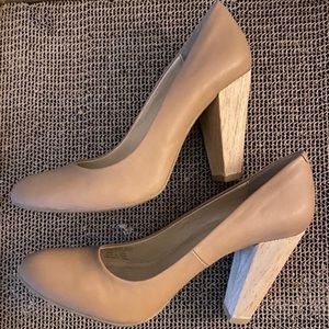 Calvin Klein Garessa Nude Heels